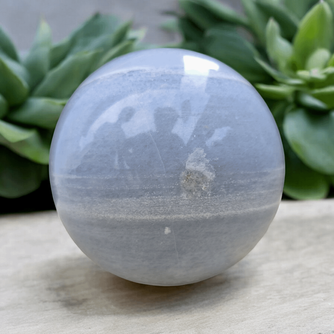 BLUE CALCITE SPHERE (13 KG) - Image 3