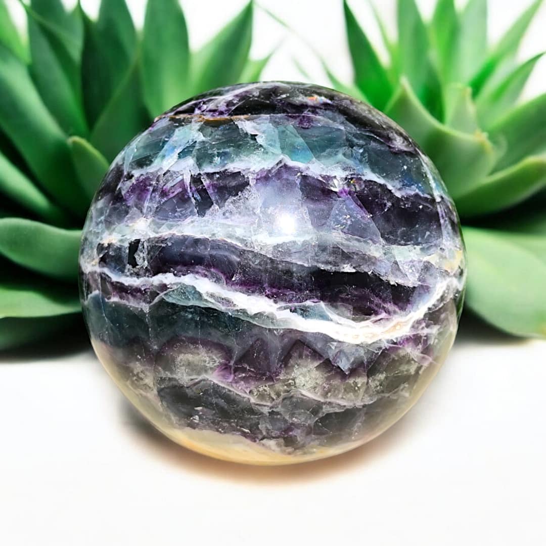 MULTI-FLOURITE SPHERE (3.9 KG)