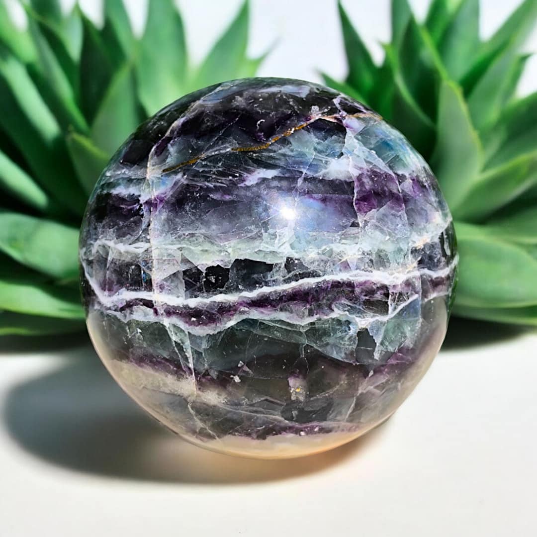 MULTI-FLOURITE SPHERE (3.9 KG) - Image 4