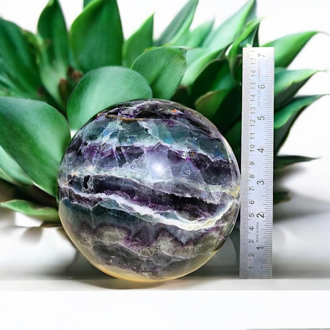 MULTI-FLOURITE SPHERE (3.9 KG) - Image 6