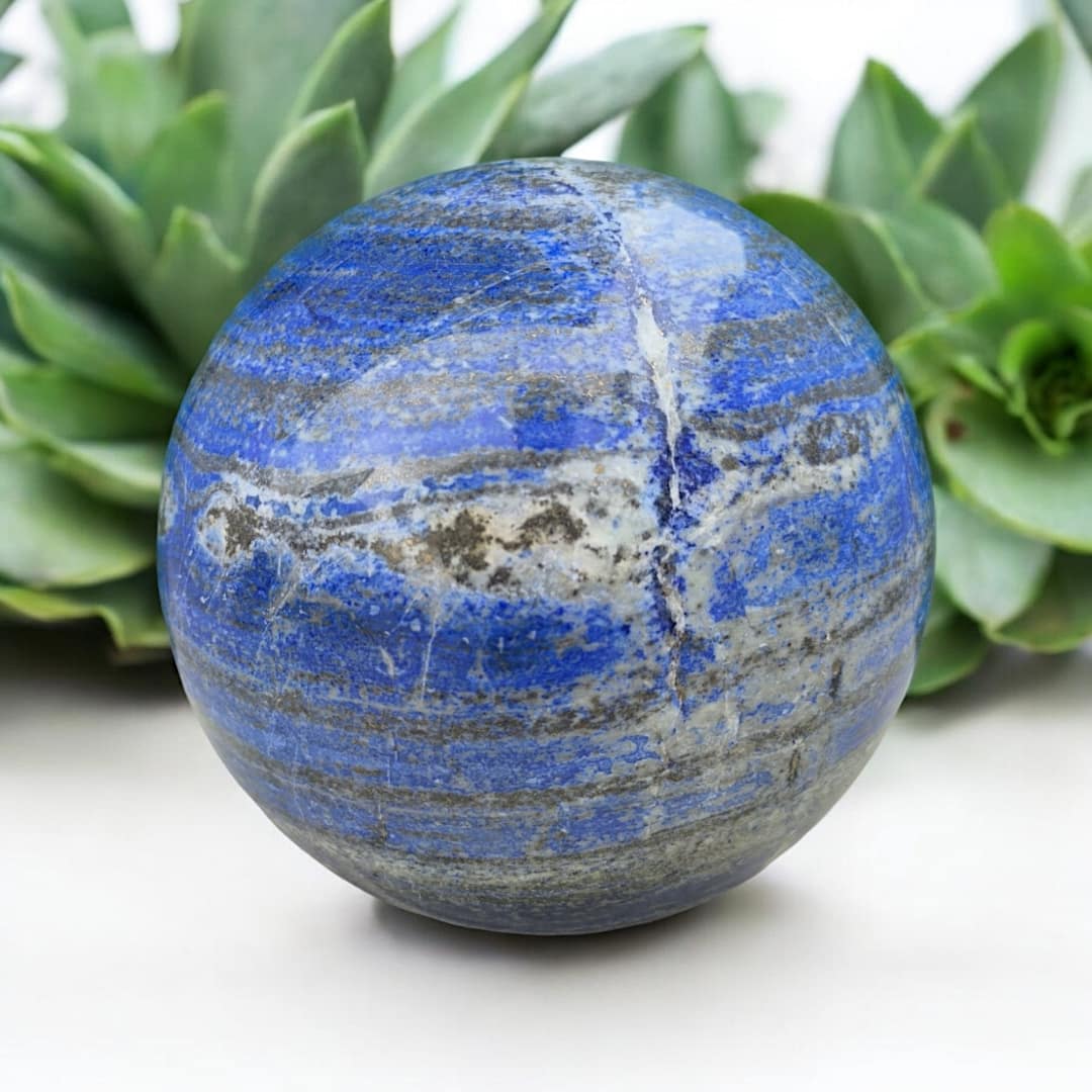 LAPIS LAZULI SPHERE 19 KG (8.5 INCHES) - Image 4