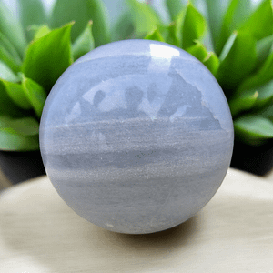 BLUE CALCITE SPHERE (13 KG)