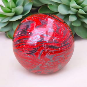 SNAKE SKIN JASPER WITH HEMATITE SPHERE 5 KG