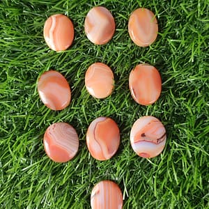 Natural Carnelian Cabochons 10pc Loose.