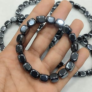 HEMETITE TUMBLE BRACELET