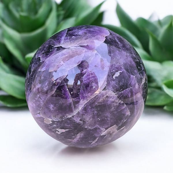 AFRICAN AMETHYST SPHERE   (1.8 KG 4.5 INCH)